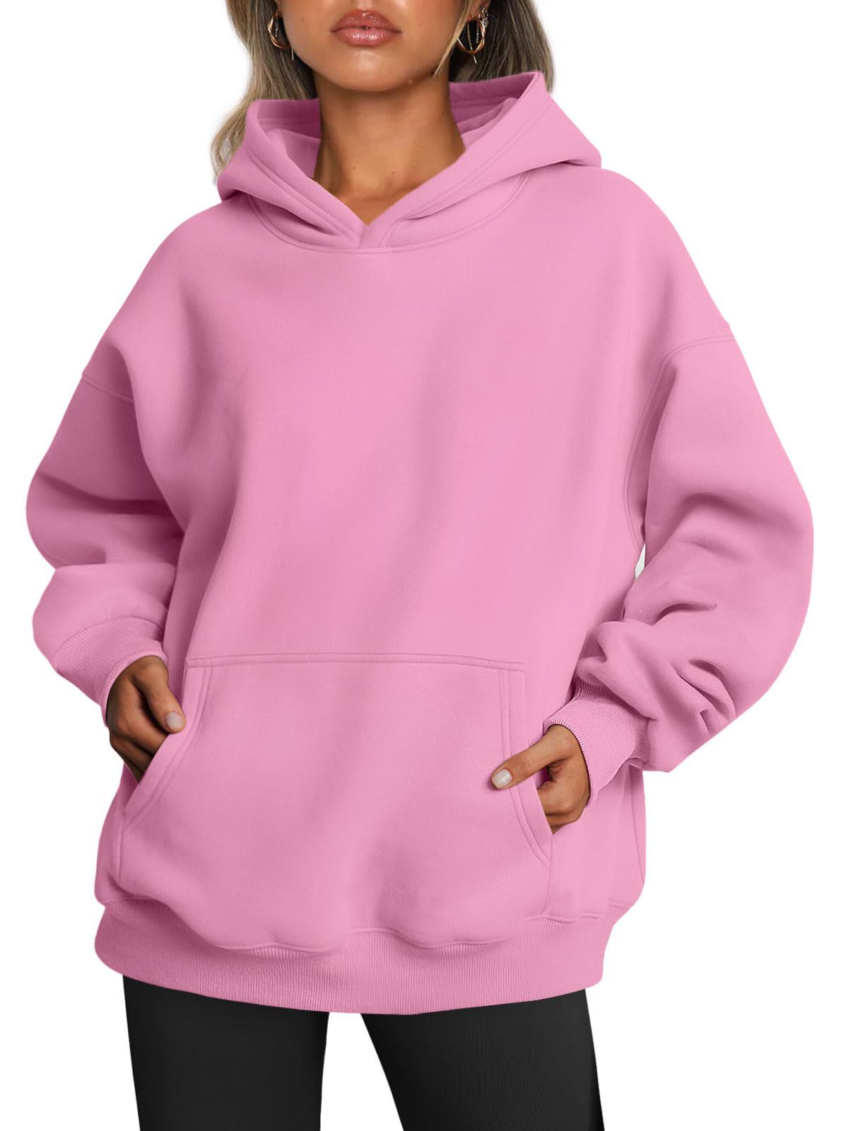 Women's Oversized Hoodies (Fleece w/Pocket) - Frazeshop