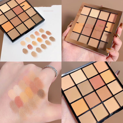 Matte Pearlescent Stage Makeup Eye Shadow Plate - Frazeshop