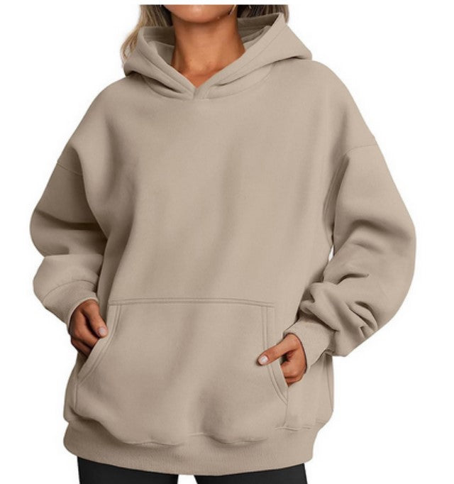 Women's Oversized Hoodies (Fleece w/Pocket) - Frazeshop