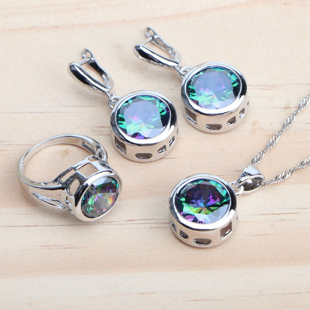 Women's Sterling Silver Jewelry Set - Frazeshop