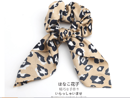 Leopard Style Streamer Scrunchies - Frazeshop