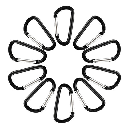 Aluminum Carabiner Clips (10 count) - Frazeshop