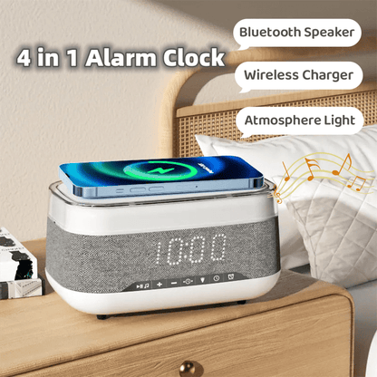 4 in 1 Multifunctional Alarm Clock - Frazeshop