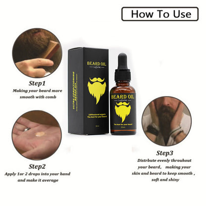 Men's Fashion Beard Care Oil - Frazeshop