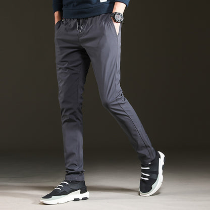 Trendy Slim Mens Pants Loose Cropped Sweatpants - Frazeshop