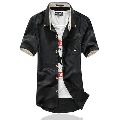 Embroidery Mens Shirts - Frazeshop
