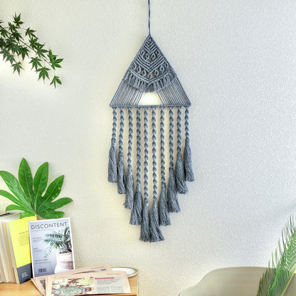 Handwoven Home Decor Triangle Dream Catcher Pendant - Frazeshop