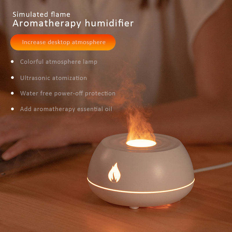 Flame Humidifier/Aromatherapy Diffuser (7 Colors) - Frazeshop