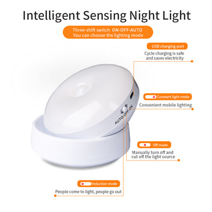 Rotating Corridor/Garage/Wardrobe Light (Motion Sensor Night Light) - Frazeshop