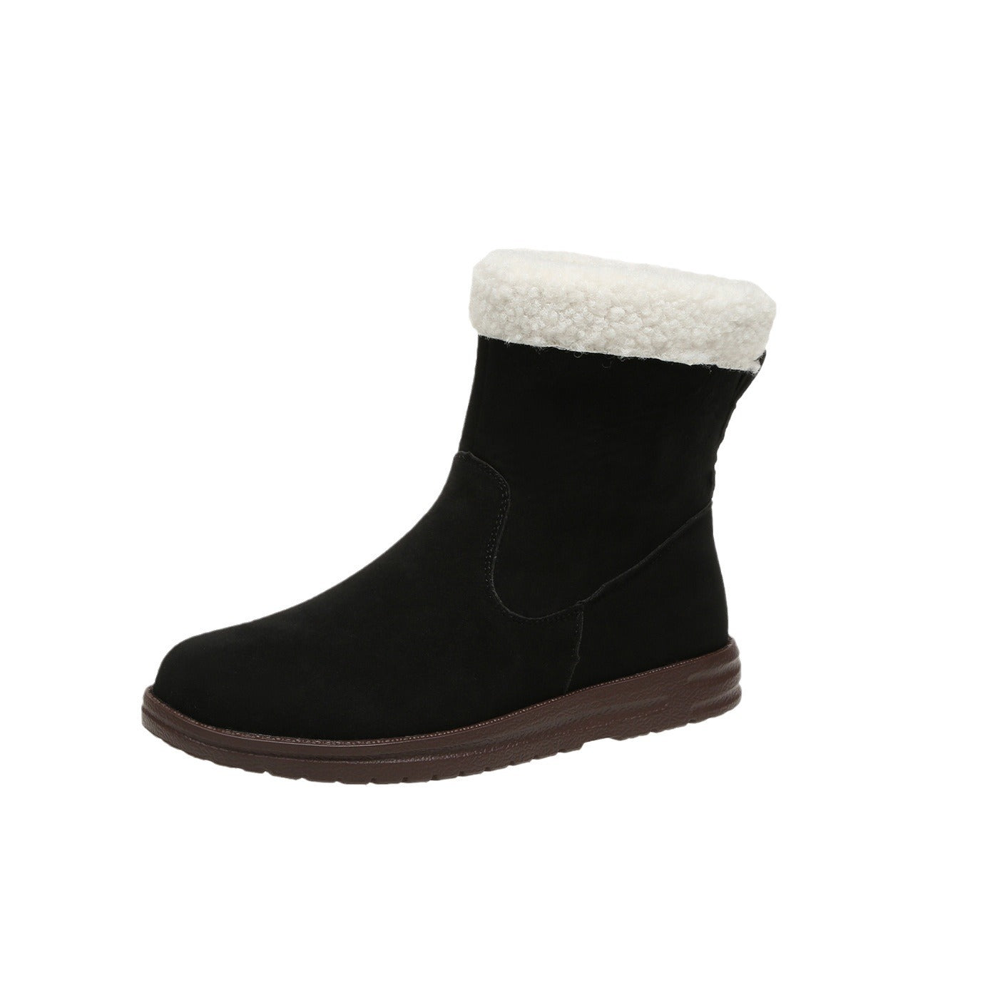 Warm Fleece Short Boots - Frazeshop