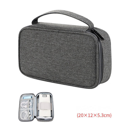 Multifunctional Mobile Phone Digital Accessories Polyester Oxford Cloth Storage Bag - Frazeshop