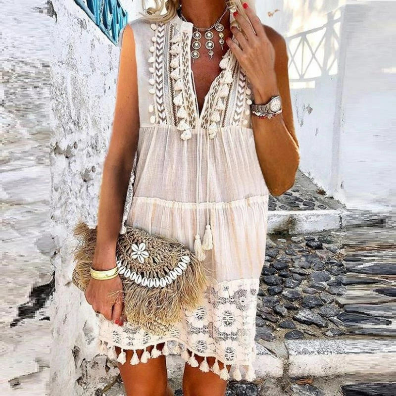 Elegant Beach Style Women's Fashion Dress - Frazeshop