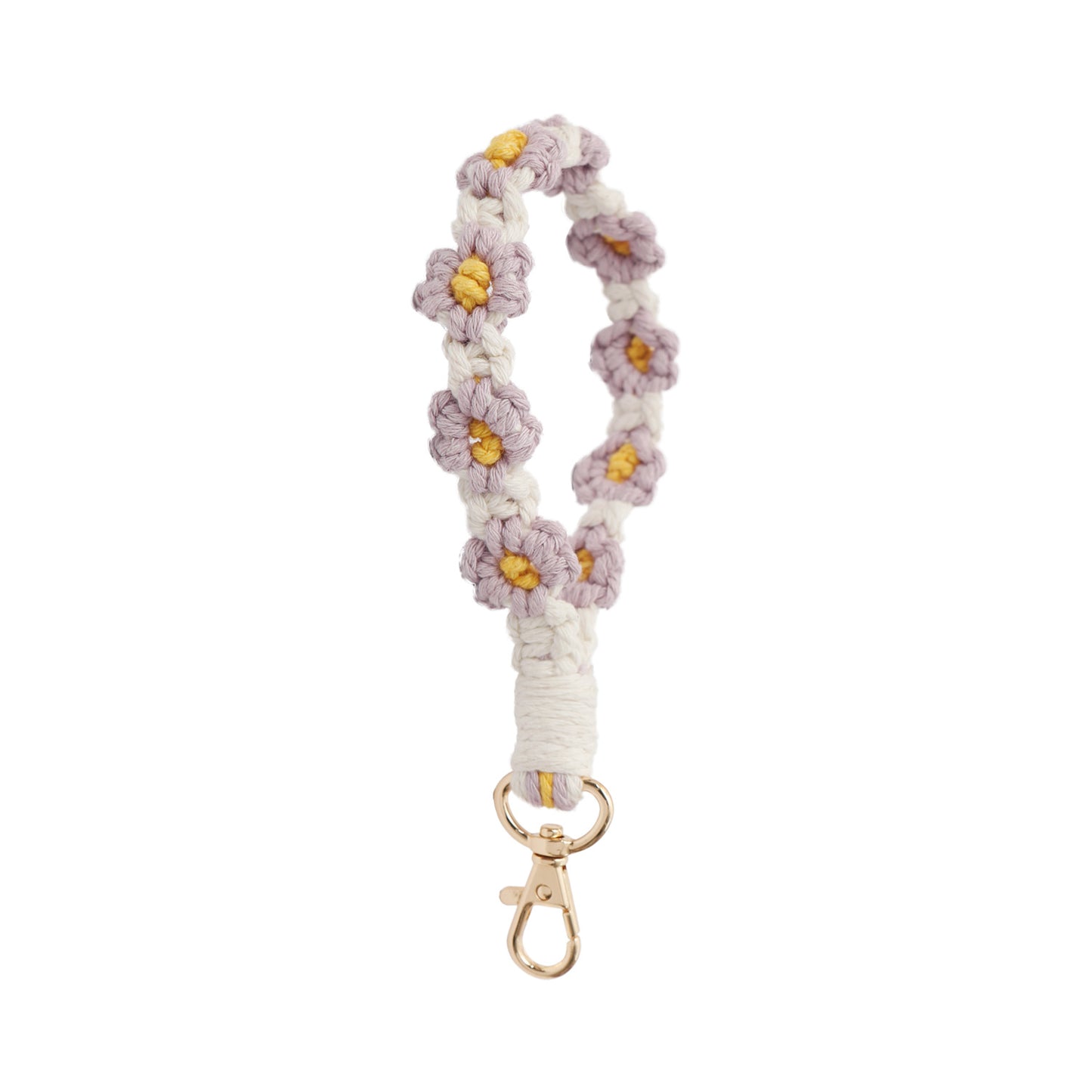 Hand-Woven Daisy Keychain - Frazeshop