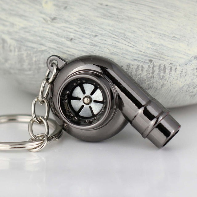 Turbo Keychain Metal Whistle Sound Supercharger - Frazeshop