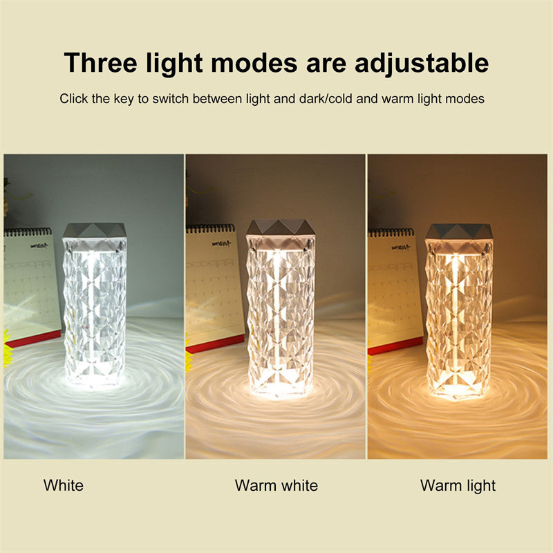 Crystal Lamp Air Humidifier (Touch Lamp) - Frazeshop