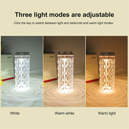 Crystal Lamp Air Humidifier (Touch Lamp) - Frazeshop