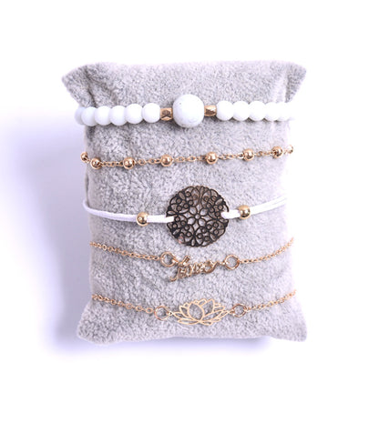 Lotus English Bracelets - Frazeshop