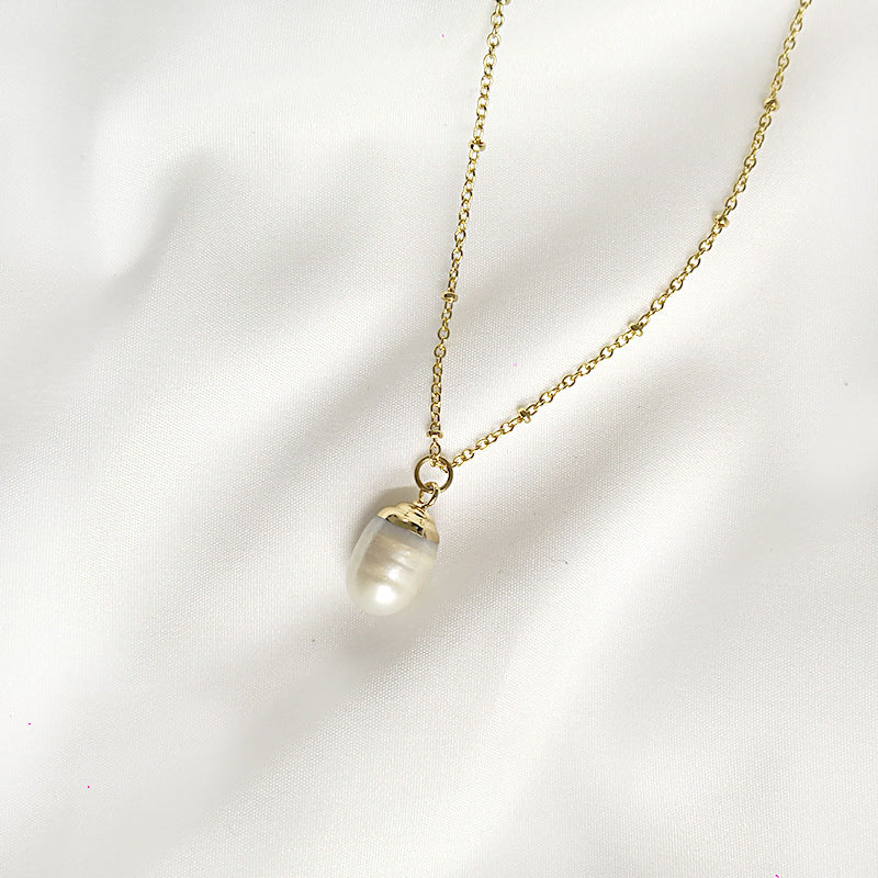 Freshwater Pearl Pendant Necklace - Frazeshop