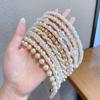 Thin pearl headband - Frazeshop