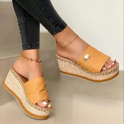 Summer Wedges Platform High Heels  - Frazeshop