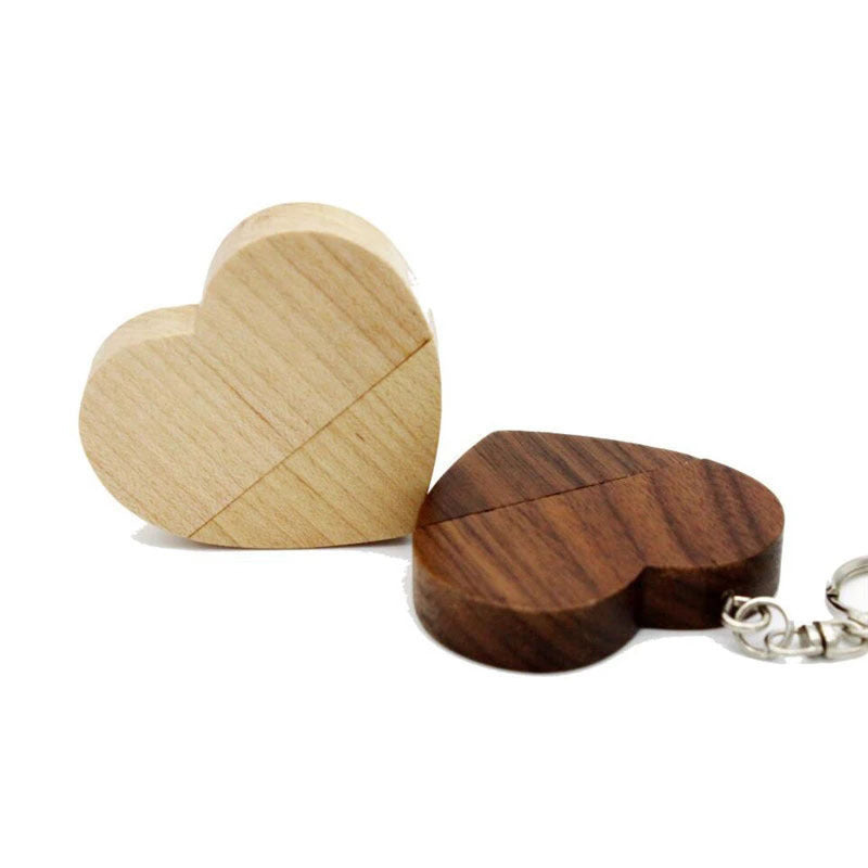 Love Wooden Keychain/flashdrive - Frazeshop