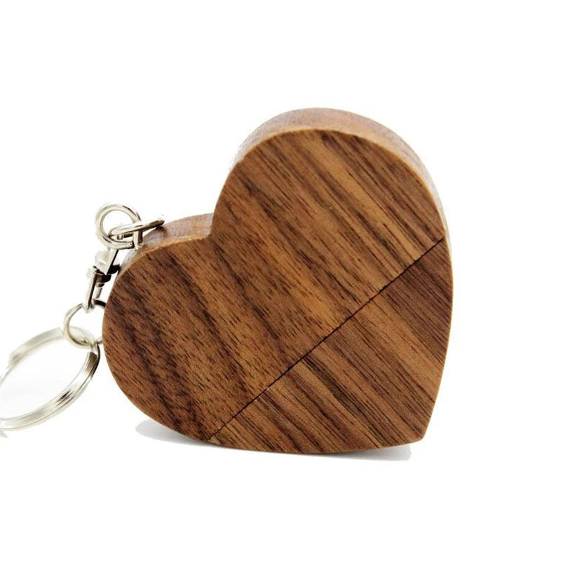 Love Wooden Keychain/flashdrive - Frazeshop