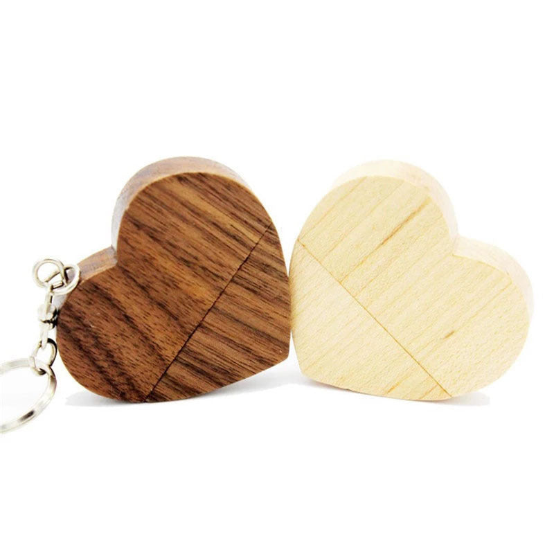 Love Wooden Keychain/flashdrive - Frazeshop