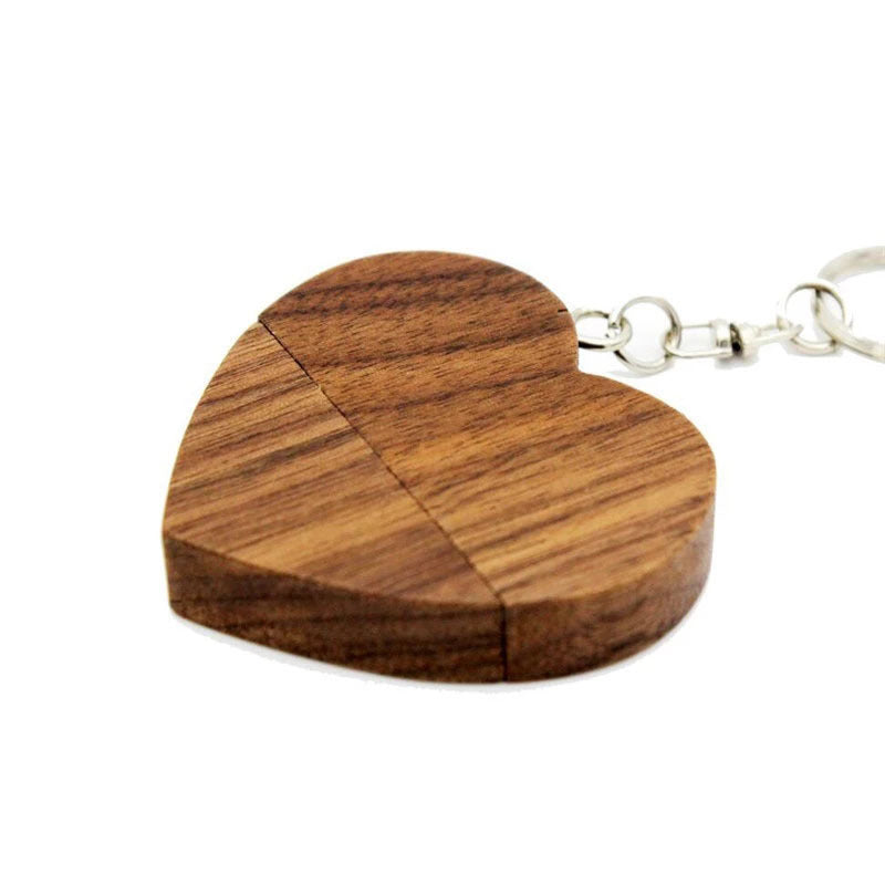 Love Wooden Keychain/flashdrive - Frazeshop