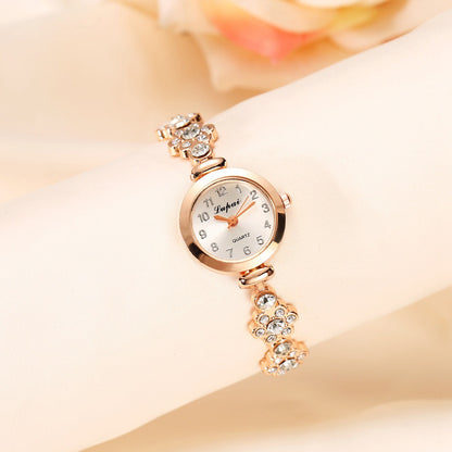 Ladies flower bracelet watch - Frazeshop