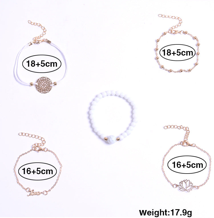 Lotus English Bracelets - Frazeshop
