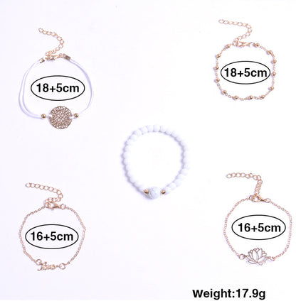 Lotus English Bracelets - Frazeshop
