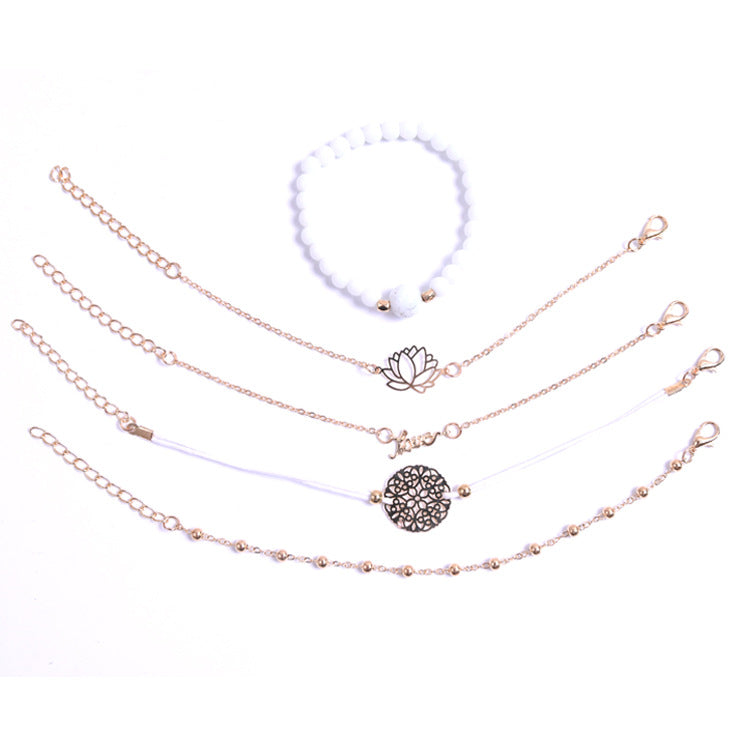 Lotus English Bracelets - Frazeshop