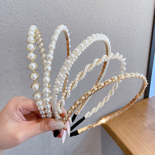 Thin pearl headband - Frazeshop