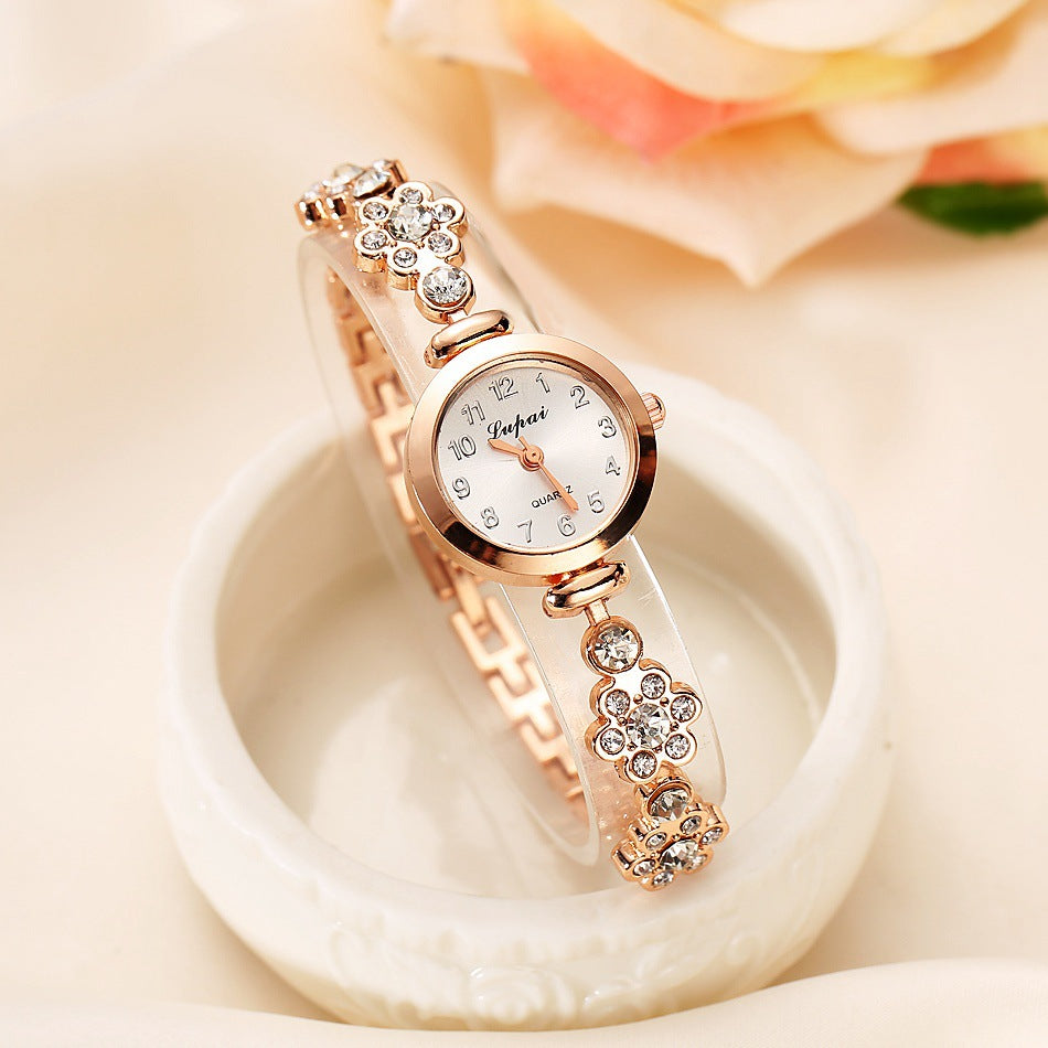 Ladies flower bracelet watch - Frazeshop