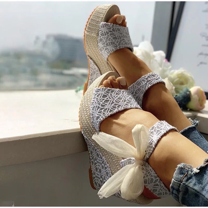 Women's Fashion Open-toe Wedge Sandals - Frazeshop