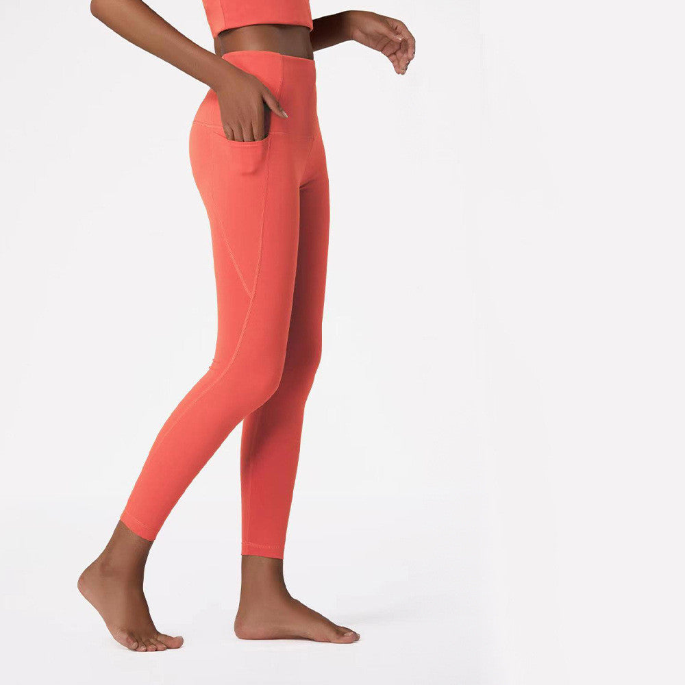 Smooth Fitness/Yoga Leggings with Pockets - Frazeshop