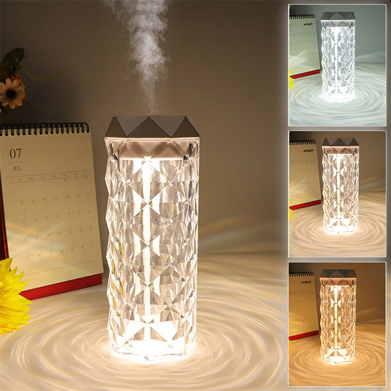 Crystal Lamp Air Humidifier (Touch Lamp) - Frazeshop