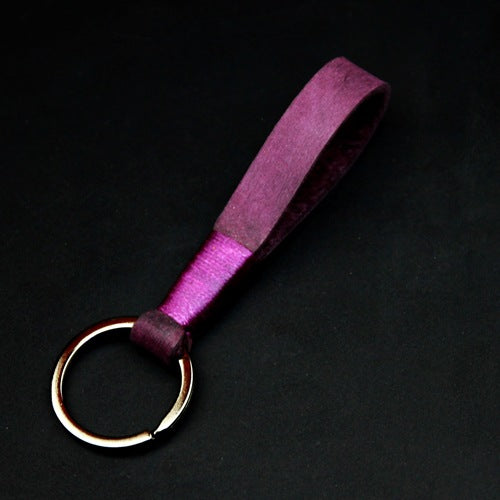 Fashion Simple Top Layer Cowhide Keychain - Frazeshop