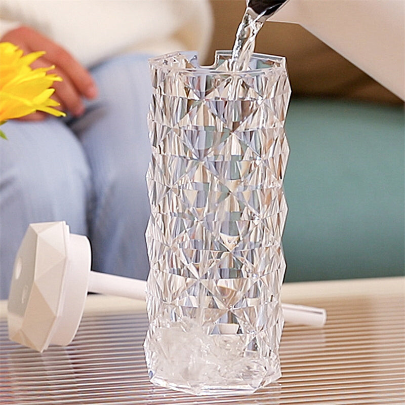 Crystal Lamp Air Humidifier (Touch Lamp) - Frazeshop