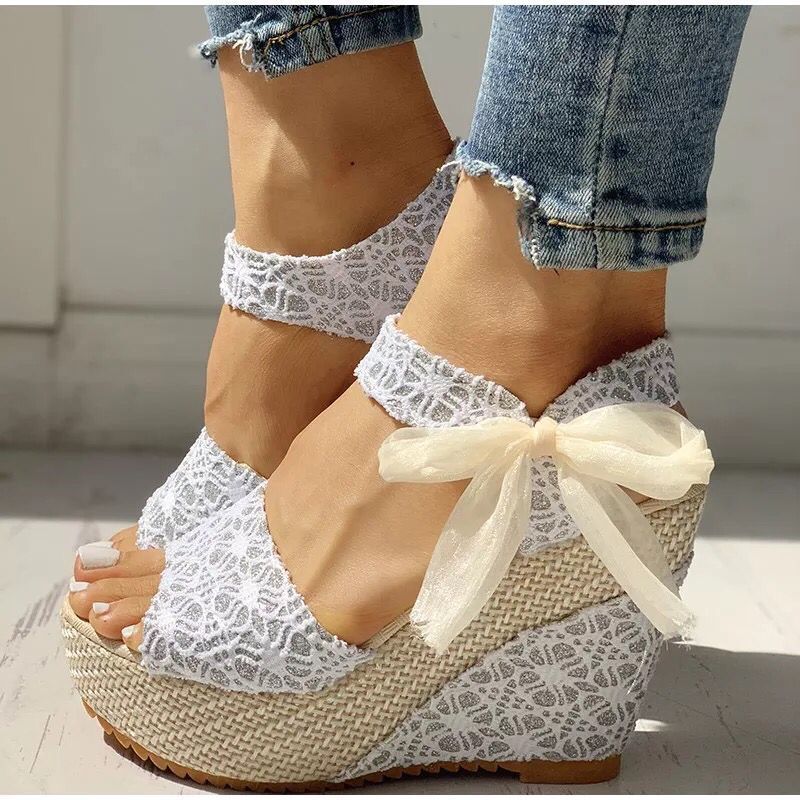 Women's Fashion Open-toe Wedge Sandals - Frazeshop