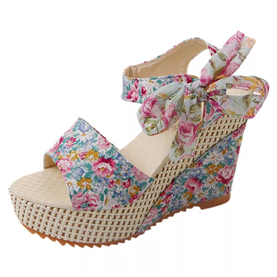 Women's Fashion Open-toe Wedge Sandals - Frazeshop