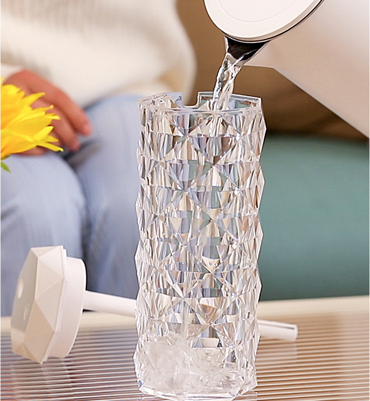 Crystal Lamp Air Humidifier (Touch Lamp) - Frazeshop