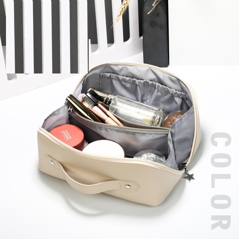 Cosmetics Storage Bag (Travel Convenience Leather Shell Type) - Frazeshop