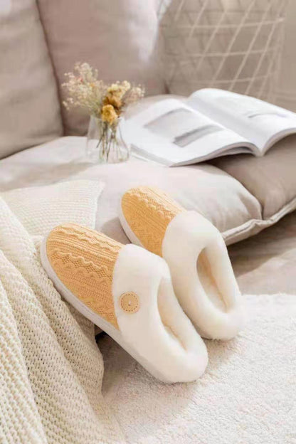 European Size Cotton Wool Slippers - Frazeshop