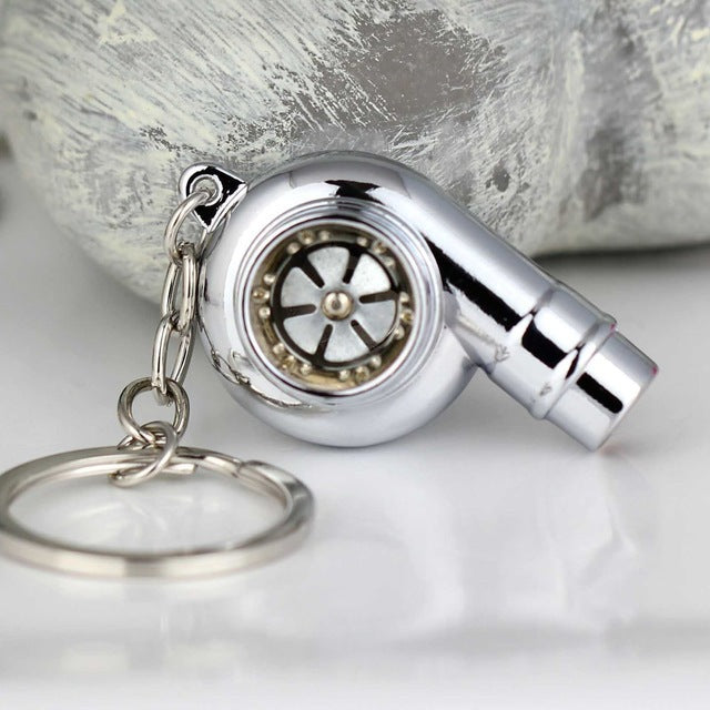 Turbo Keychain Metal Whistle Sound Supercharger - Frazeshop